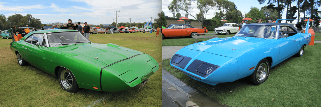 Tale of the Tape: The 1969-70 Dodge Charger Daytona vs. The 1970 Plymouth Superbird