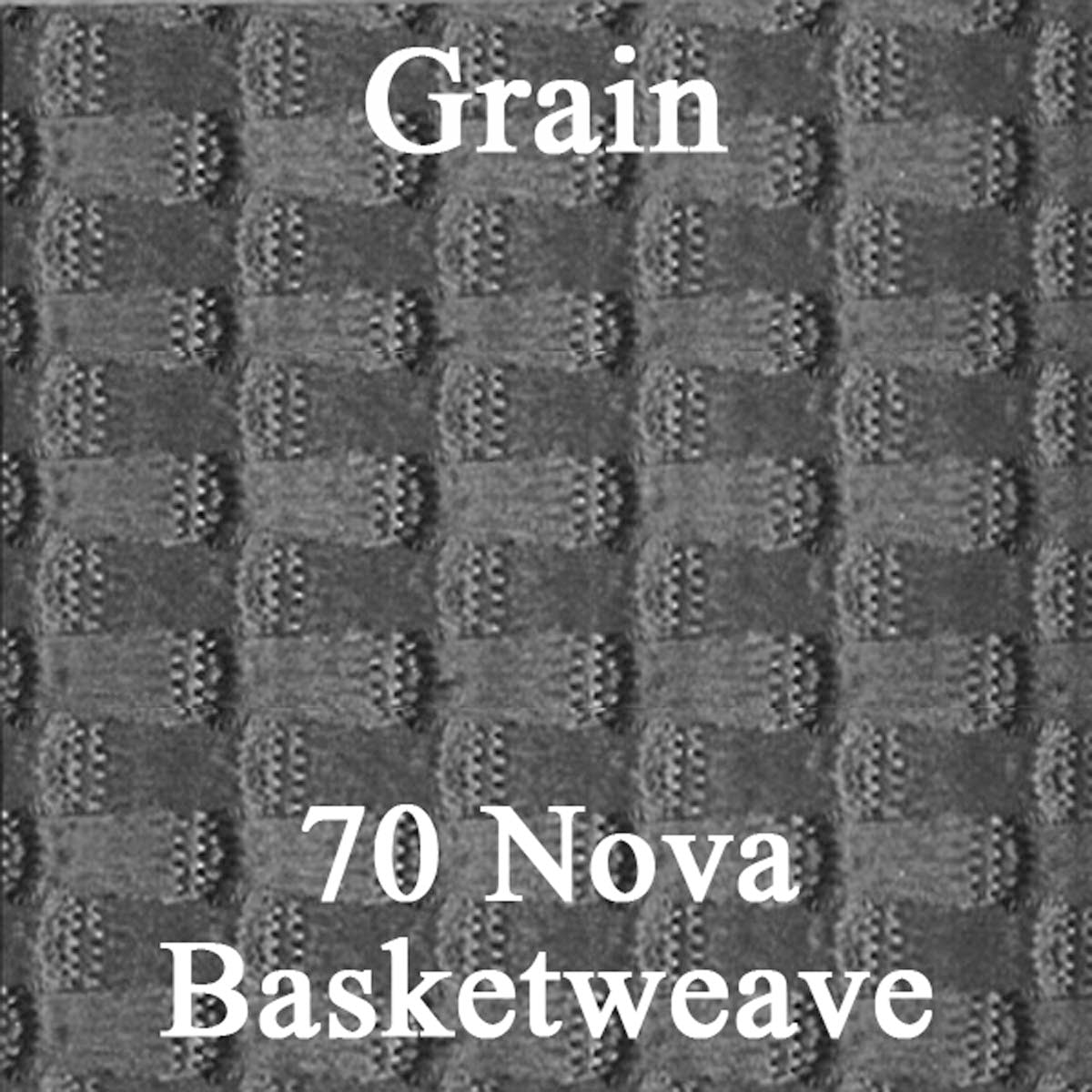 70 NOVA "STANDARD" SPLIT BENCH UPHOLSTERY - BLACK