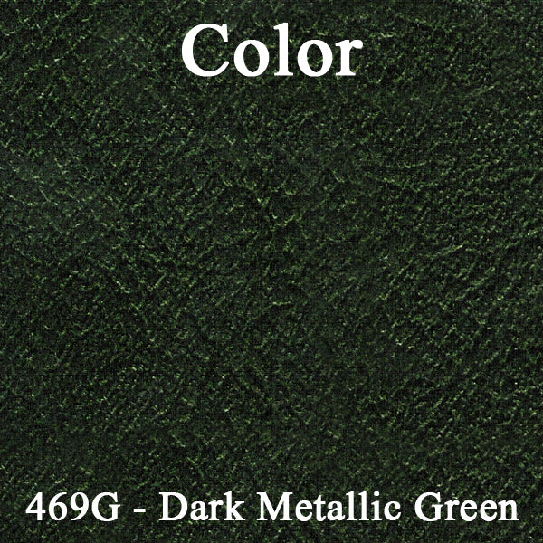 68 GM A-BODY COUPE DOOR JAMB WINDLACE - DARK GREEN