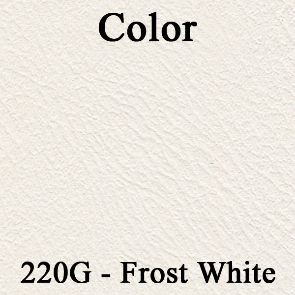69 CAMARO "STANDARD" FRONT DOOR PANELS (PRE-ASSEMBLED) - FROST WHITE