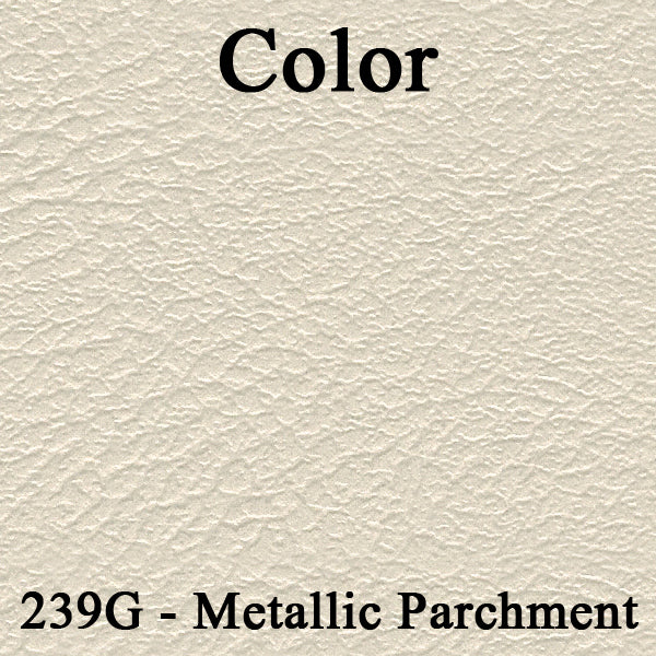 66 GTO/LEMANS RECLINING BUCKET SEAT UPHOLSTERY - PARCHMENT