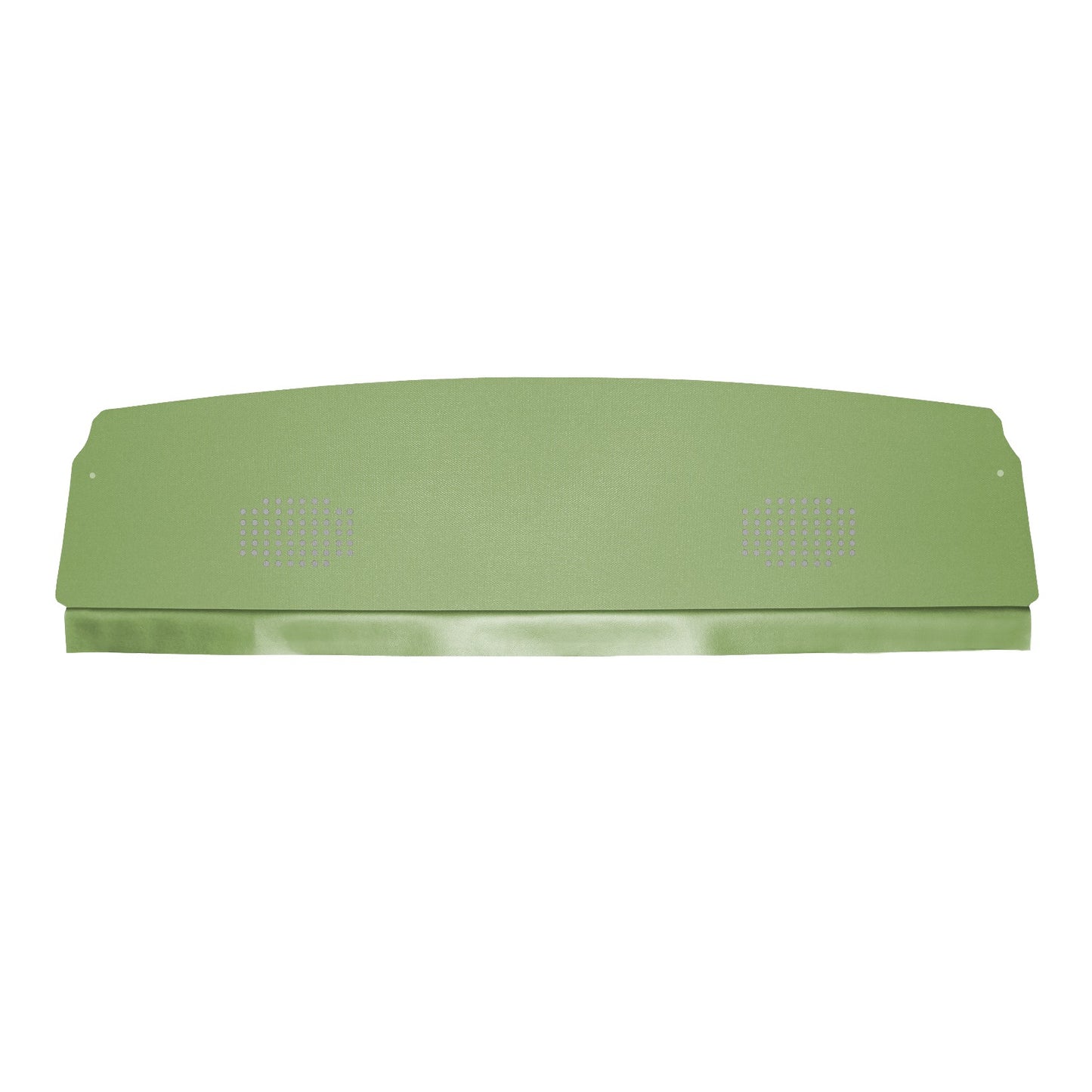 69 SKYLARK SPORT COUPE PACKAGE TRAY WITH SPEAKER CUT-OUTS - GREEN