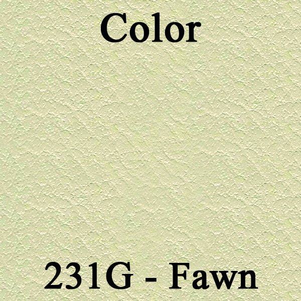 64 CHEVELLE/MALIBU HARDTOP PACKAGE TRAY W/O SPEAKER CUT-OUT - FAWN