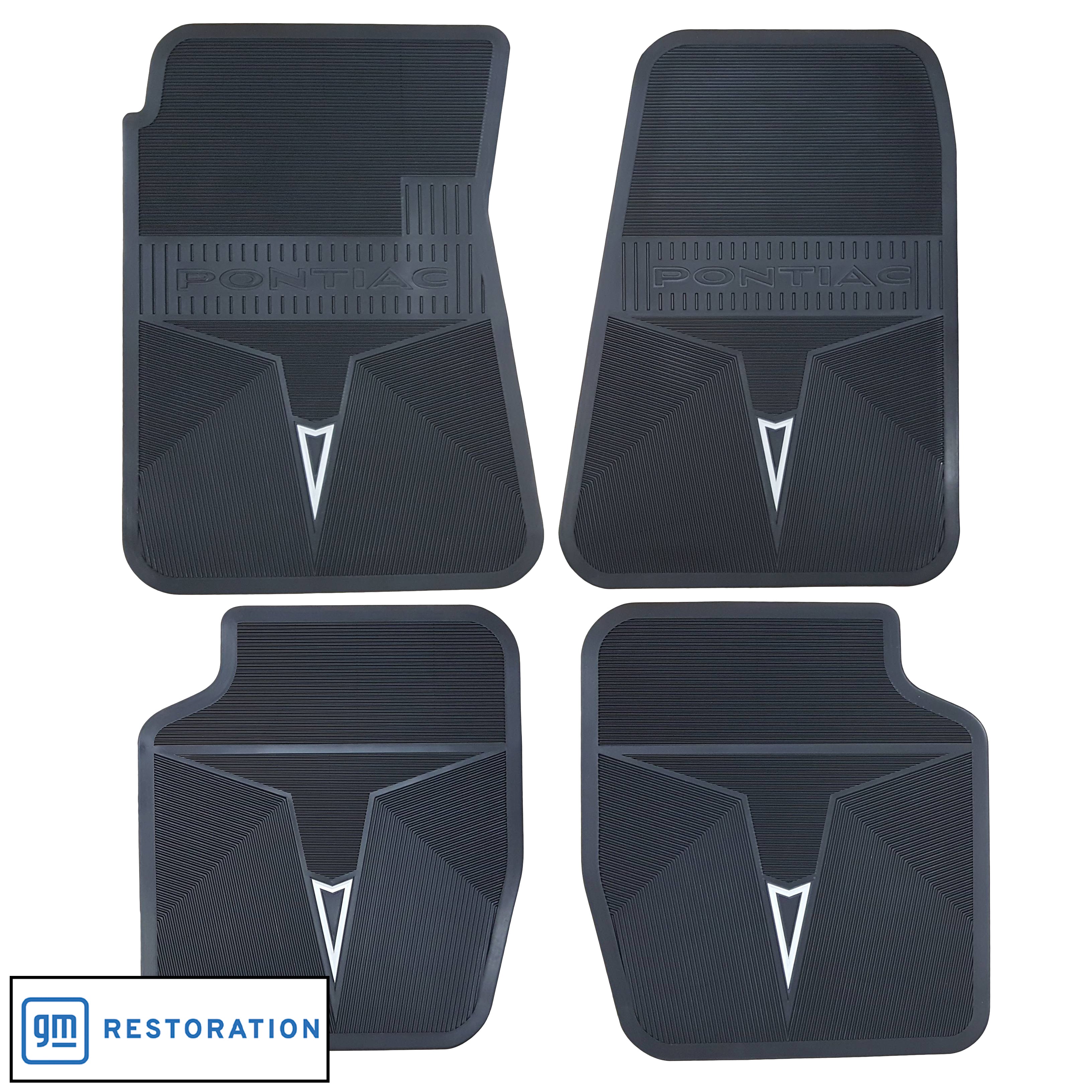 66/67 ORIGINAL PONTIAC FLOOR MATS - DARK BLUE W/ SILVER - Legendary ...