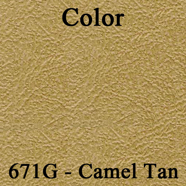 81 CAMARO "STANDARD" DOOR PANELS (PRE-ASSEMBLED) - CAMEL TAN