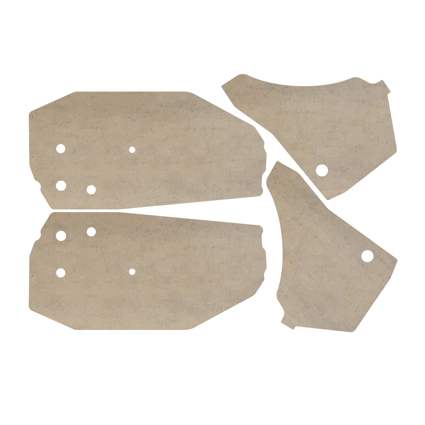 68-72 GM A-BODY FRONT DOOR & REAR PANEL WATERSHIELD - COUPE (POST CAR MODELS)