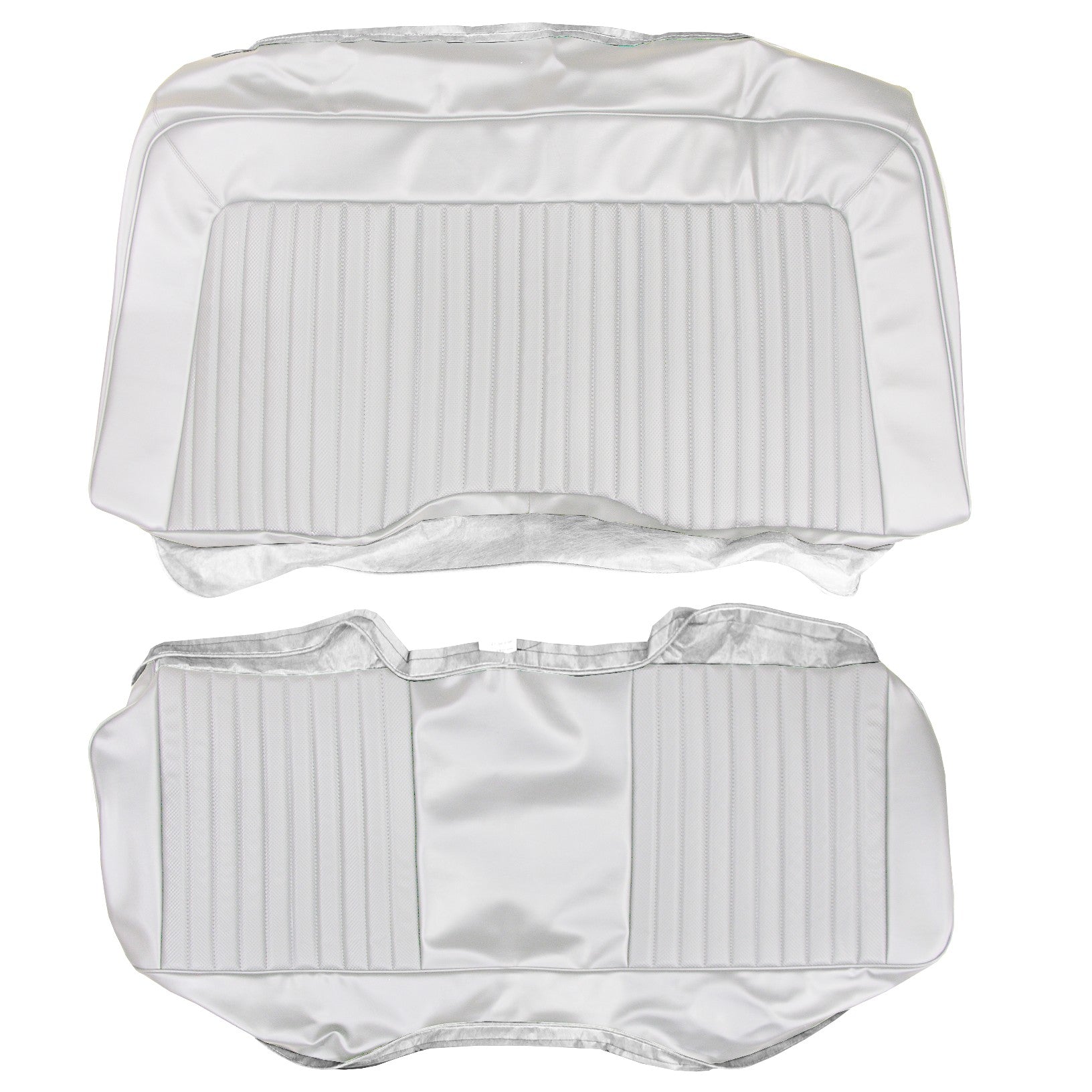 74 Barracuda/ Challenger Rear Seat Upholstery - White - Legendary 74 Barracuda/ Challenger Rear Seat Upholstery - White - Legendary
