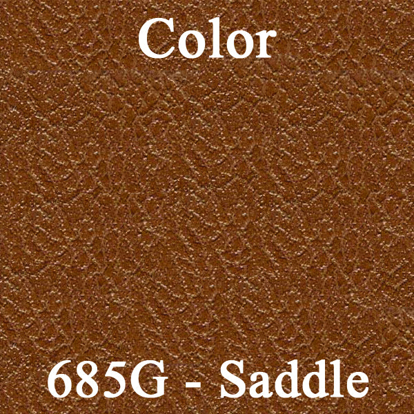 73/75 CAMARO "STANDARD" BUCKET SEAT UPHOLSTERY - SADDLE