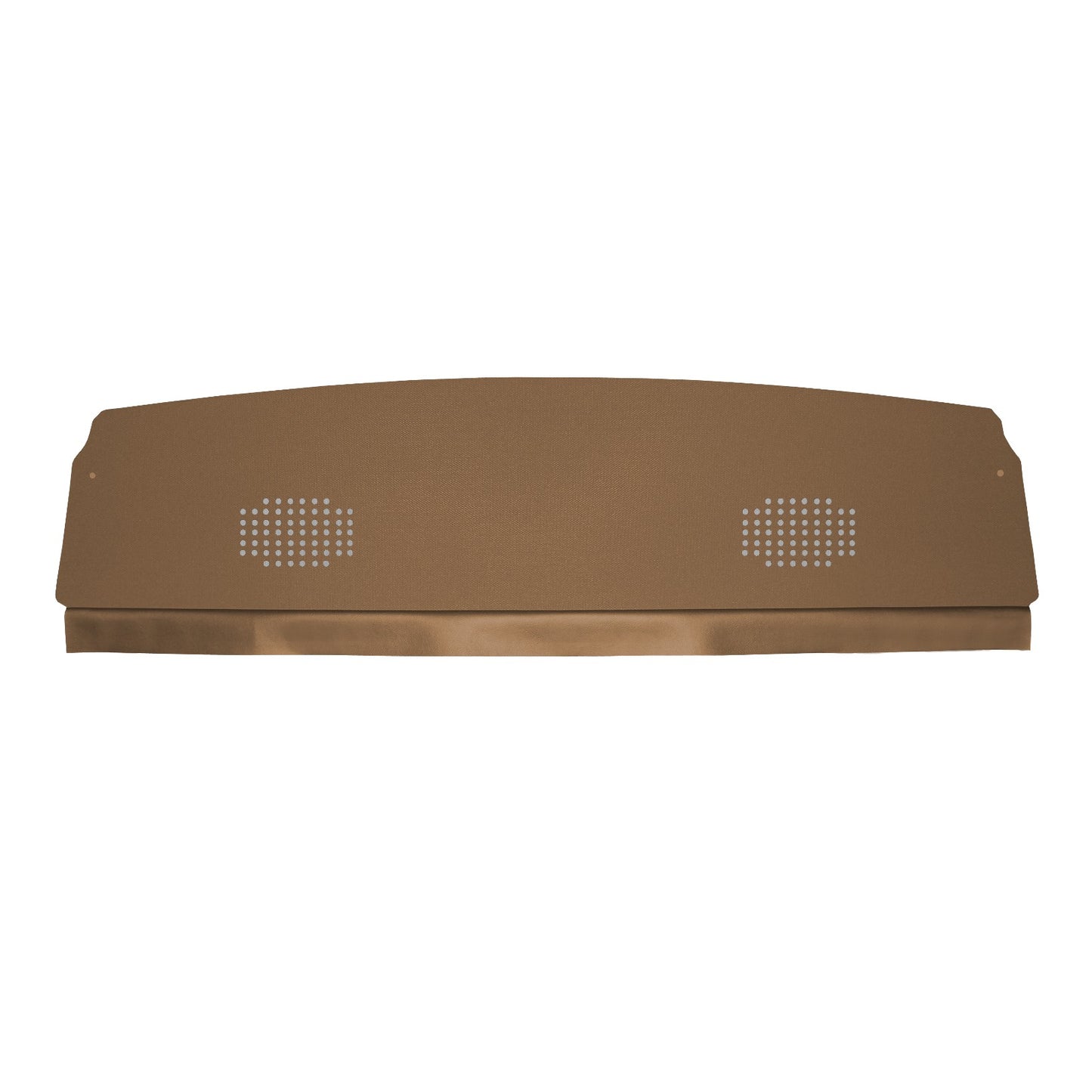 71-72 SKYLARK SPORT COUPE PACKAGE TRAY WITH SPEAKER CUT-OUTS - SADDLE