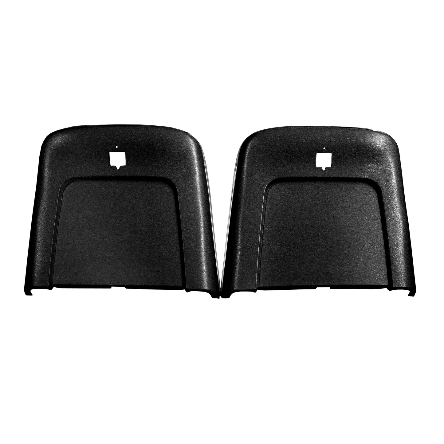 69-72 GM A-BODY BUCKET SEAT BACK PANELS - BLACK