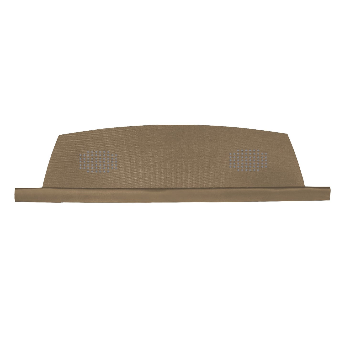 67 CAMARO HARDTOP PACKAGE TRAY WITH SPEAKER CUT-OUTS - GOLD