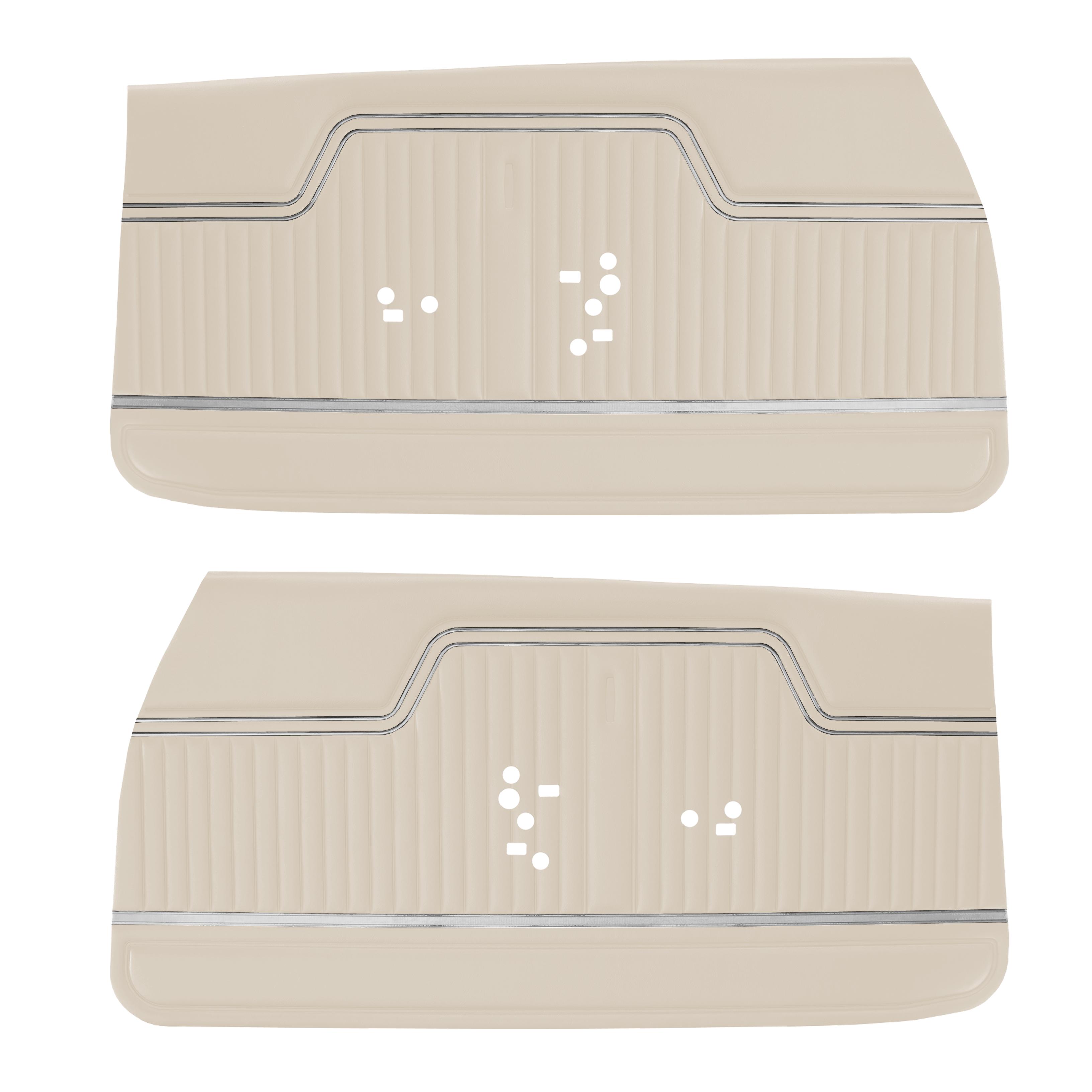 72 Chevelle/Malibu Front Door Panels - White - Legendary Auto