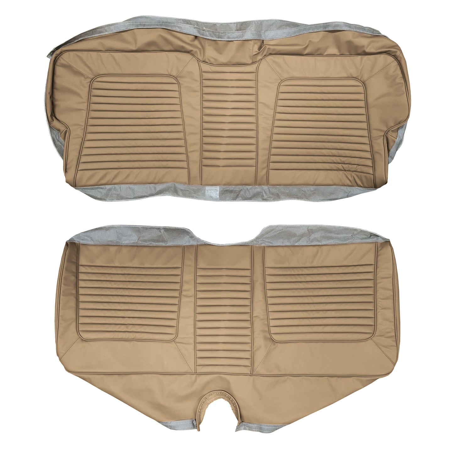 57 CHRYSLER 300C HARDTOP REAR LEATHER UPHOLSTERY - TAN