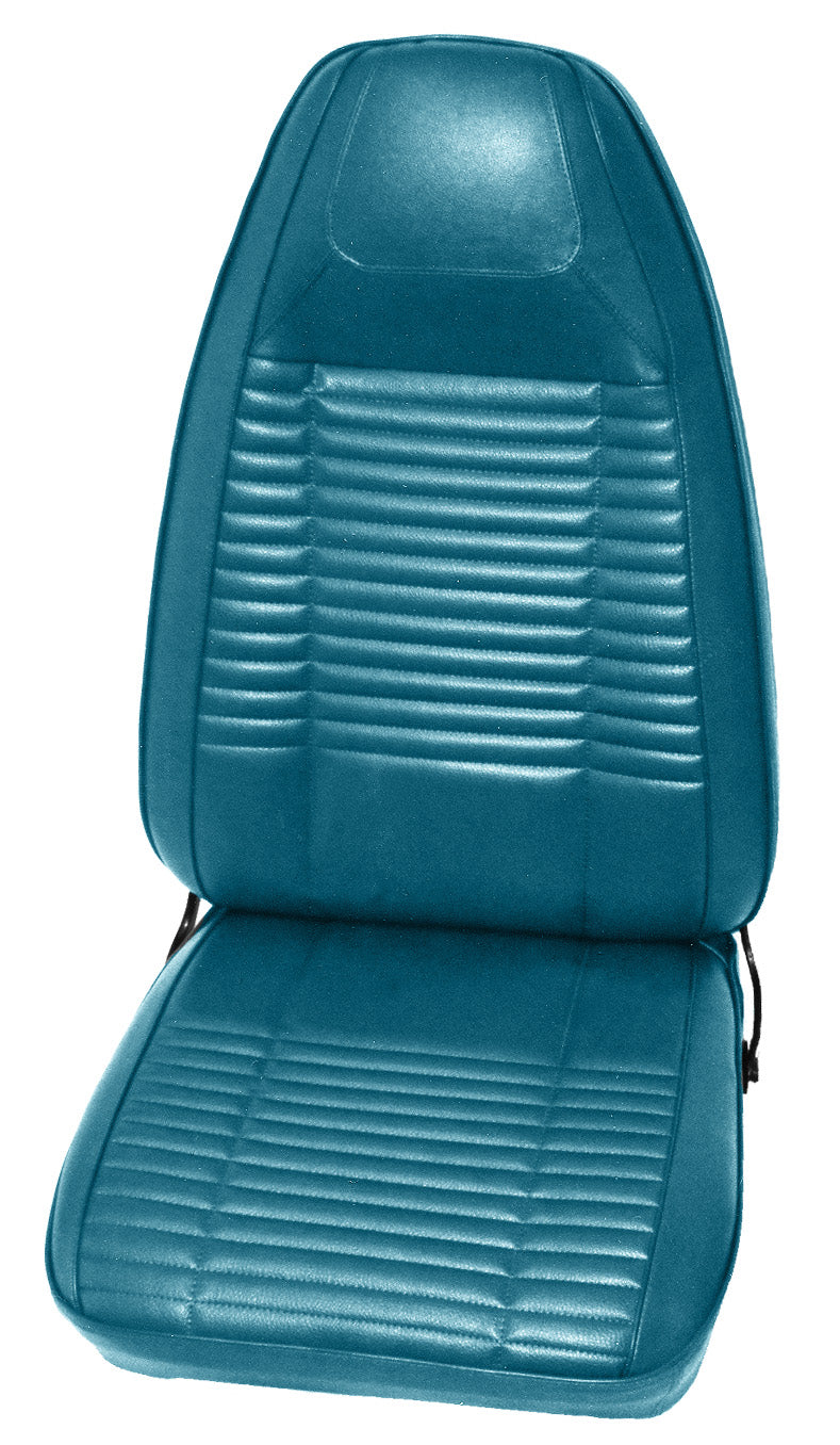70 CHALLENGER BUCKET SEAT 'COACHMAN' UPHOLSTERY - BRIGHT BLUE