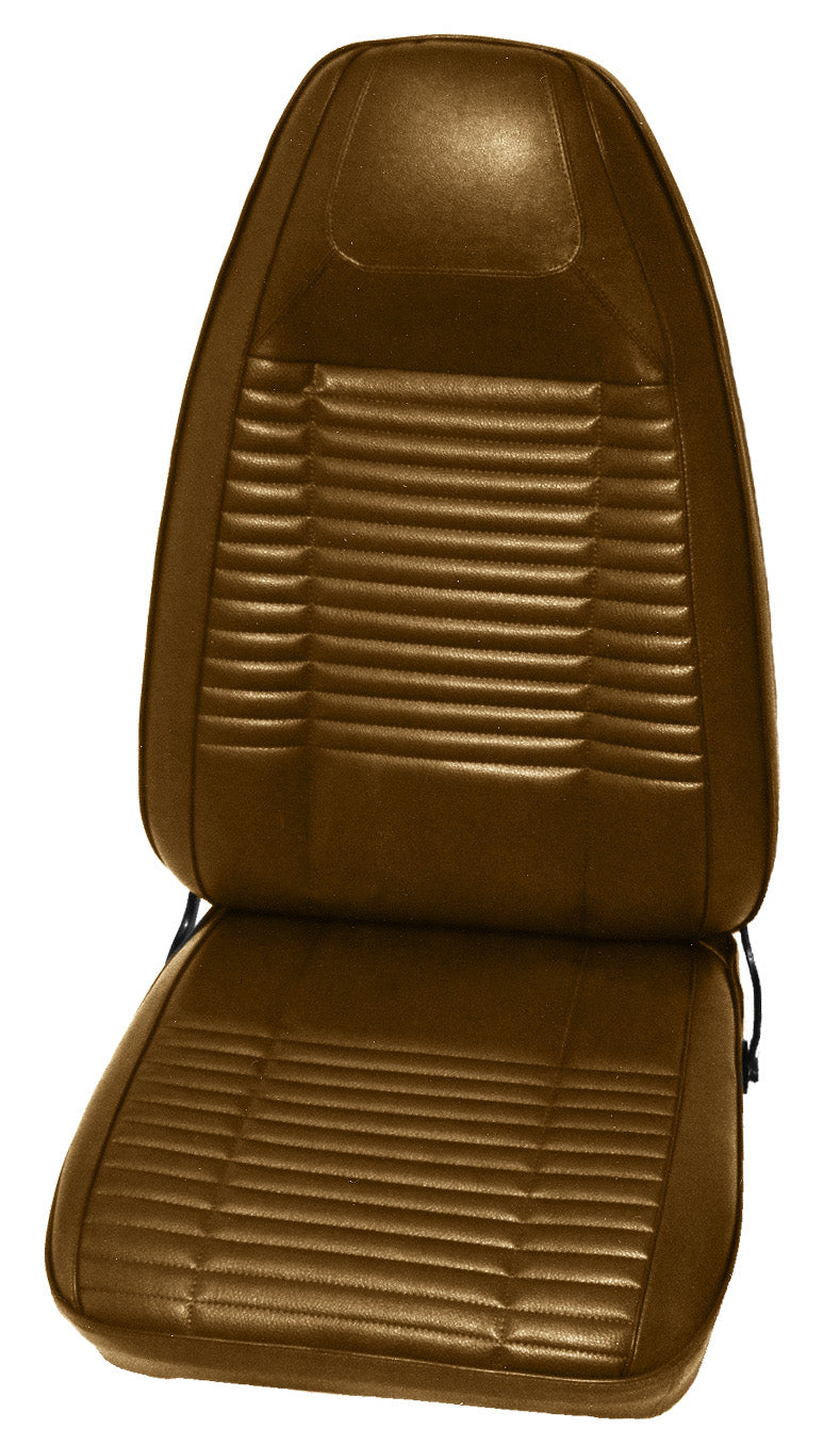 70 CHALLENGER BUCKET SEAT 'COACHMAN' UPHOLSTERY - BROWN