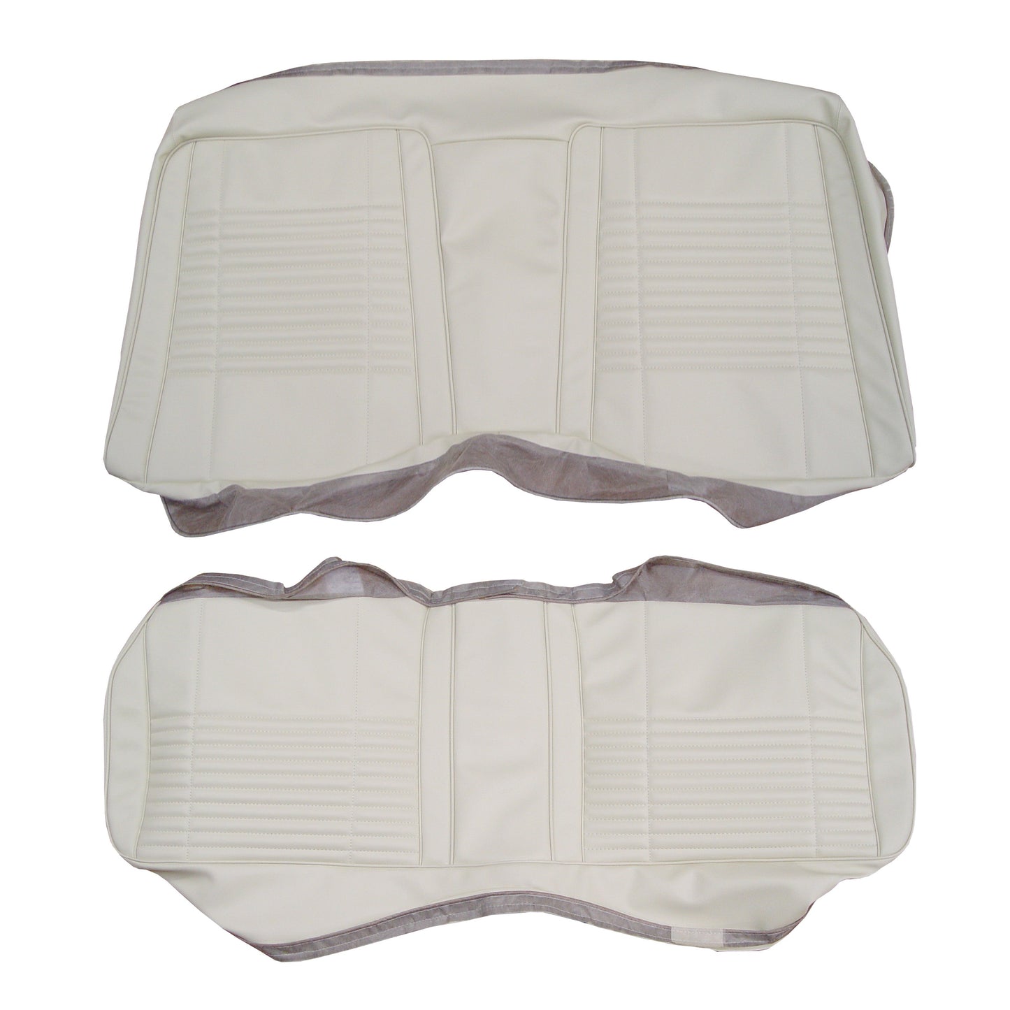 70 CHALLENGER HARDTOP REAR 'COACHMAN' UPHOLSTERY - WHITE