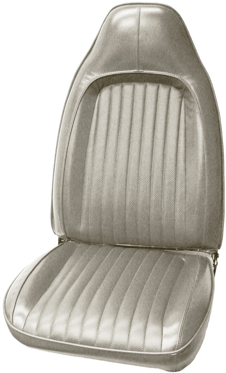 73 Barracuda/ Challenger Bkt Upholstery - White - Legendary Auto