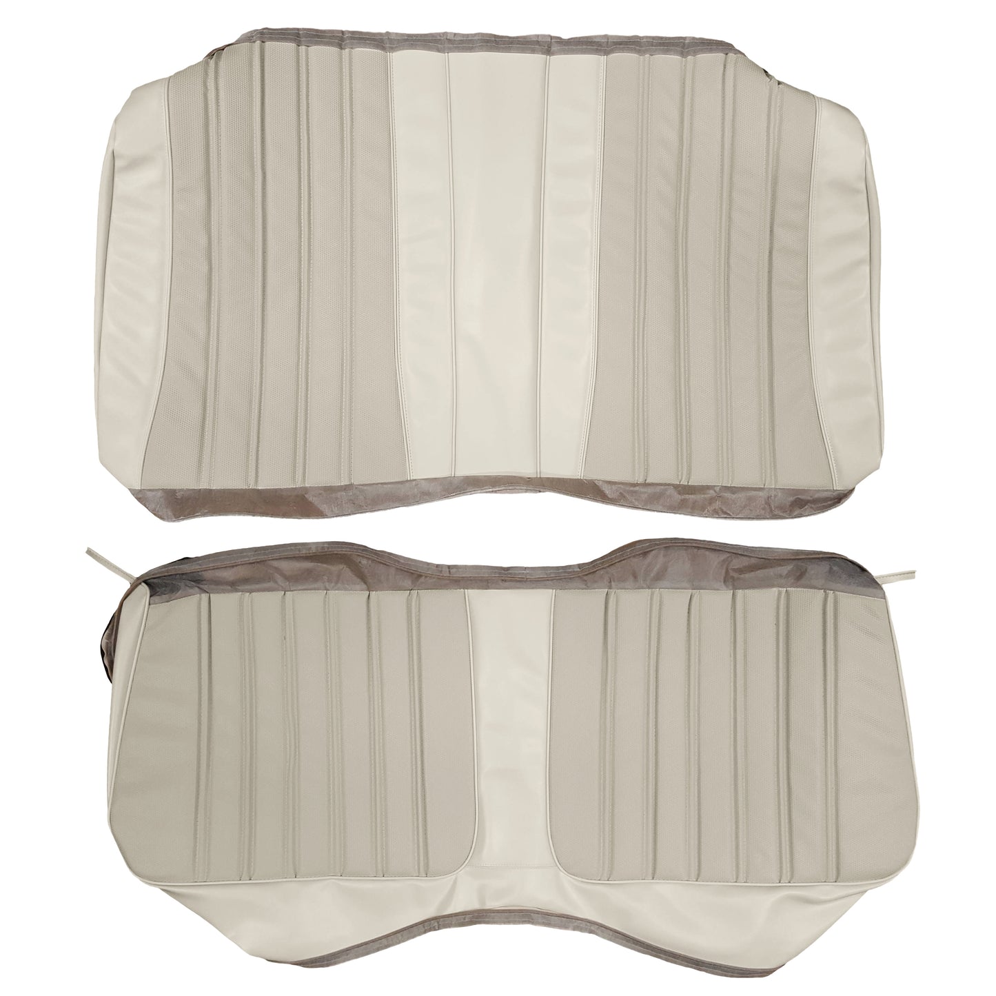 76 VOLARE/ASPEN/ROADRUNNER HARDTOP REAR UPHOLSTERY - SRM PEARL WHITE/WHITE