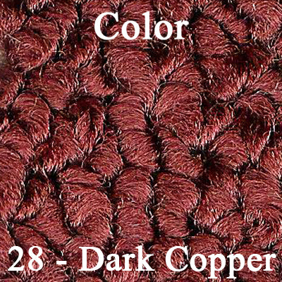 71 CUTLASS/442/SKYLARK/GS COUPE KICK PANEL CARPET WITHOUT A/C - DARK COPPER
