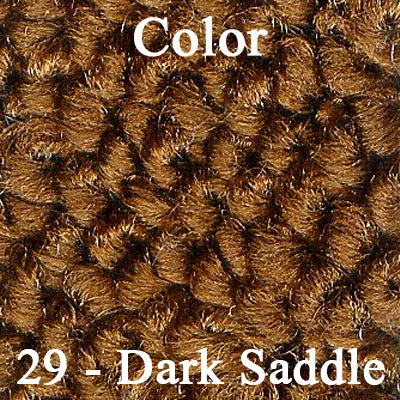 65 CUTLASS/442/SKYLARK/GS KICK PANEL CARPET WITH A/C & DRIVERSIDE FRESH AIR VENT - DARK SADDLE