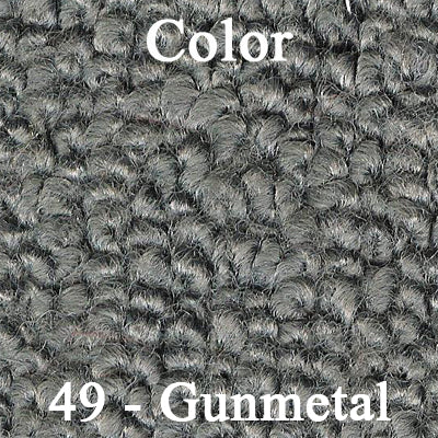 68 SKYLARK/GS KICK PANEL CARPET WITH A/C - MEDIUM GRAY