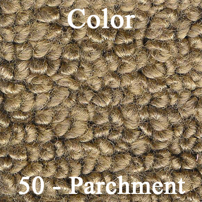 68 SKYLARK/GS KICK PANEL CARPET WITHOUT A/C - PARCHMENT