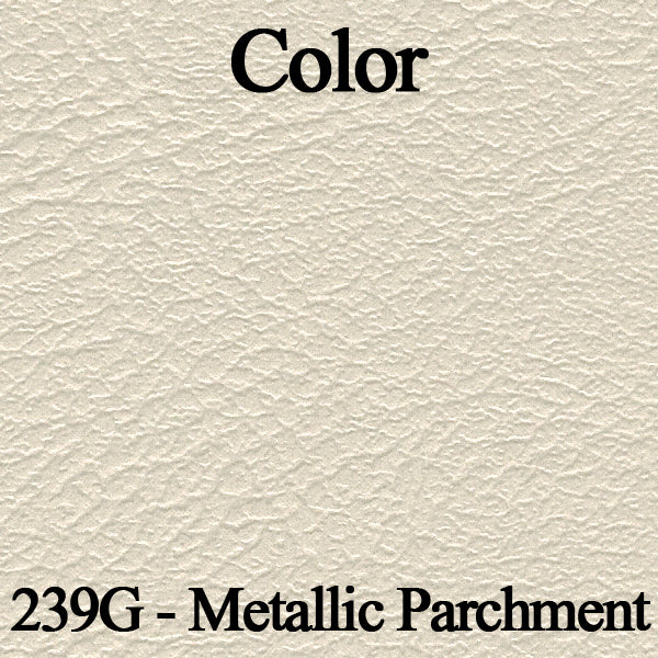 66-67 GM A-BODY CONVERTIBLE REAR SEAT BACK PANEL - PARCHMENT