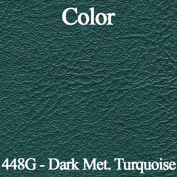 65/67 GM A-BODY CONVERTIBLE REAR SEAT BACK PANEL - DARK TURQUOISE