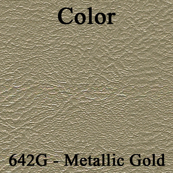65 GM A-BODY CONVERTIBLE REAR SEAT BACK PANEL - GOLD