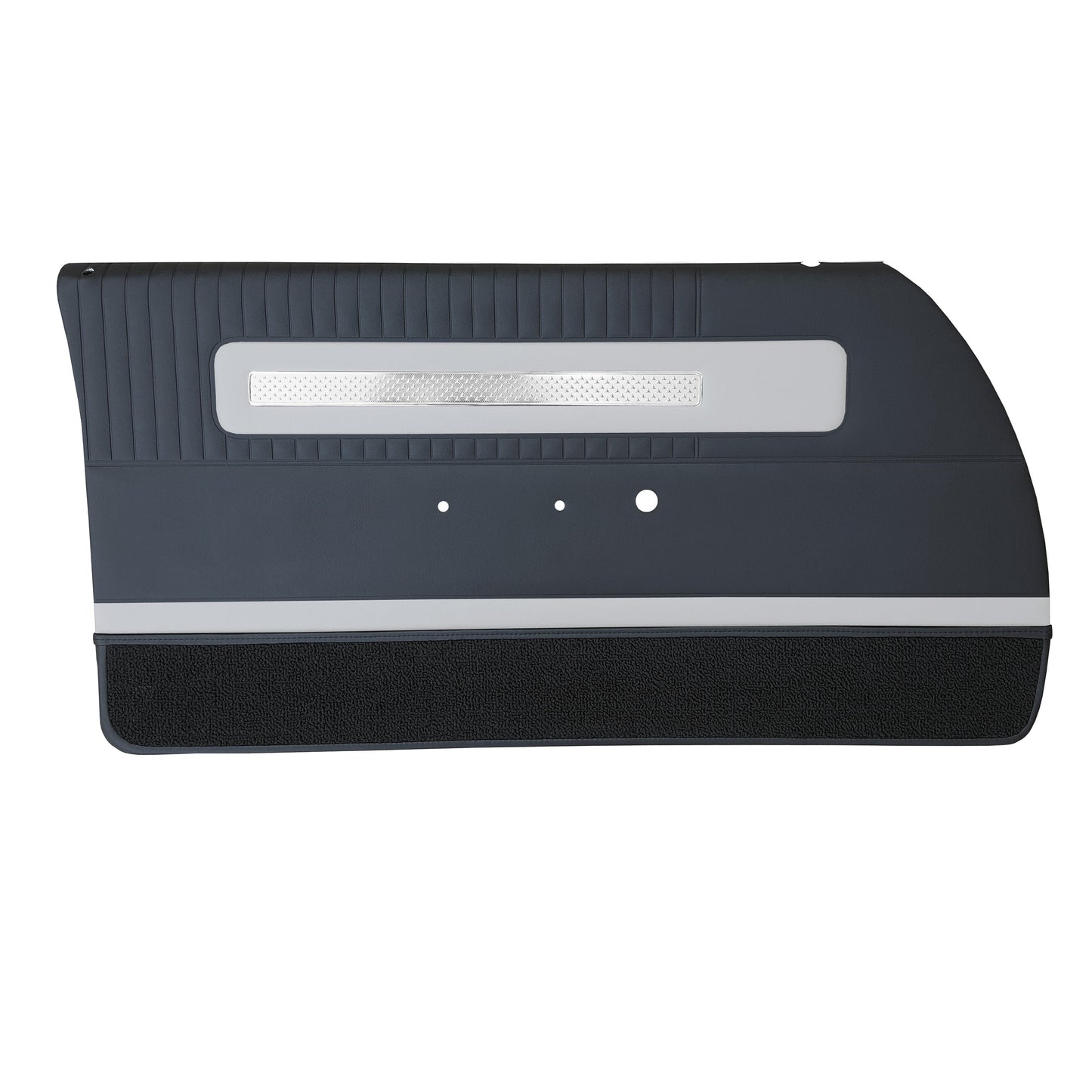 64 POLARA 500 FRONT DOOR PANELS (PRE-ASSEMBLED) - BLACK W/ PEARL WHITE ACCENT