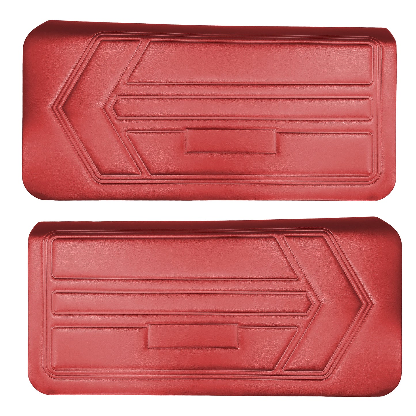 68 JAVELIN FRONT DOOR PANELS (PRE-ASSEMBLED) - RED