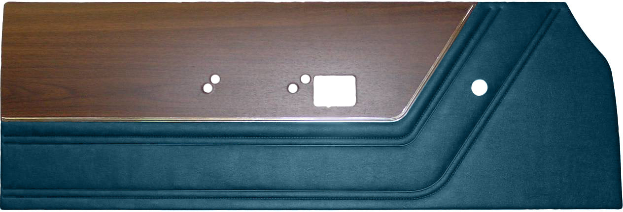 1969 Satellite Sport/GTX Bucket Front Panels - Dk Met Blue