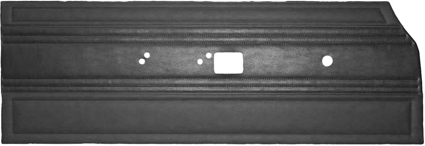 1969 Satellite/Rr Bucket/Bench Front Panels - Black - Legendary