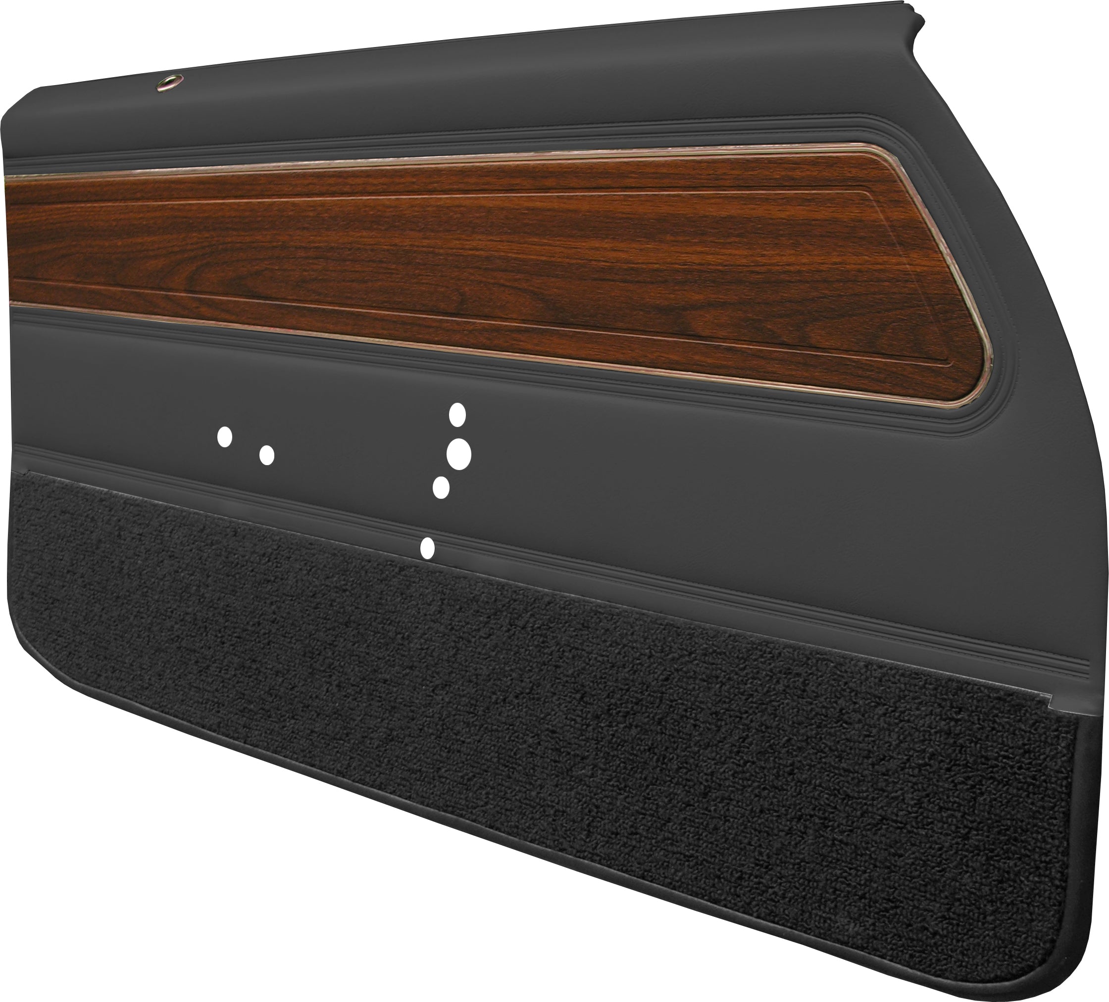 71 Cutlass Supreme/442 Assembled Door Panels - Black - Legendary