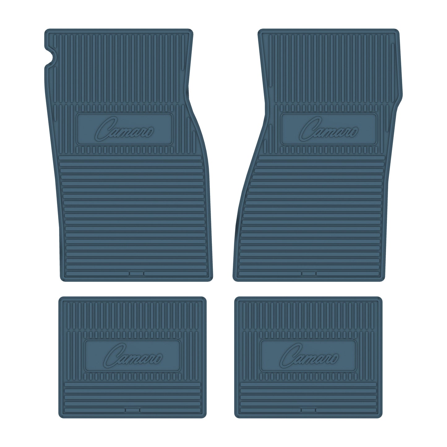 67-69 CHEVROLET 'CAMARO' FLOOR MATS - MEDIUM BLUE