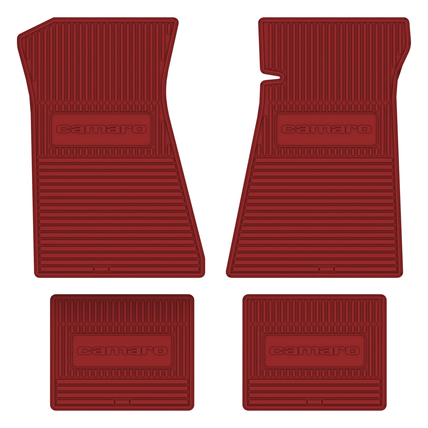 75-77 CHEVROLET 'CAMARO' FLOOR MATS - RED