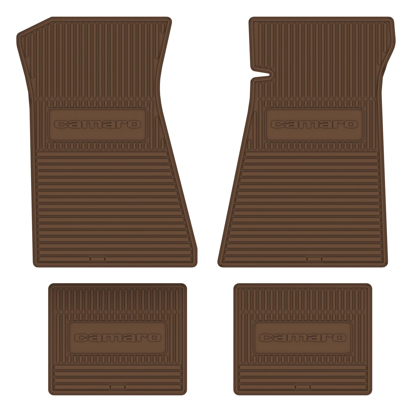 75-77 CHEVROLET 'CAMARO' FLOOR MATS - SADDLE