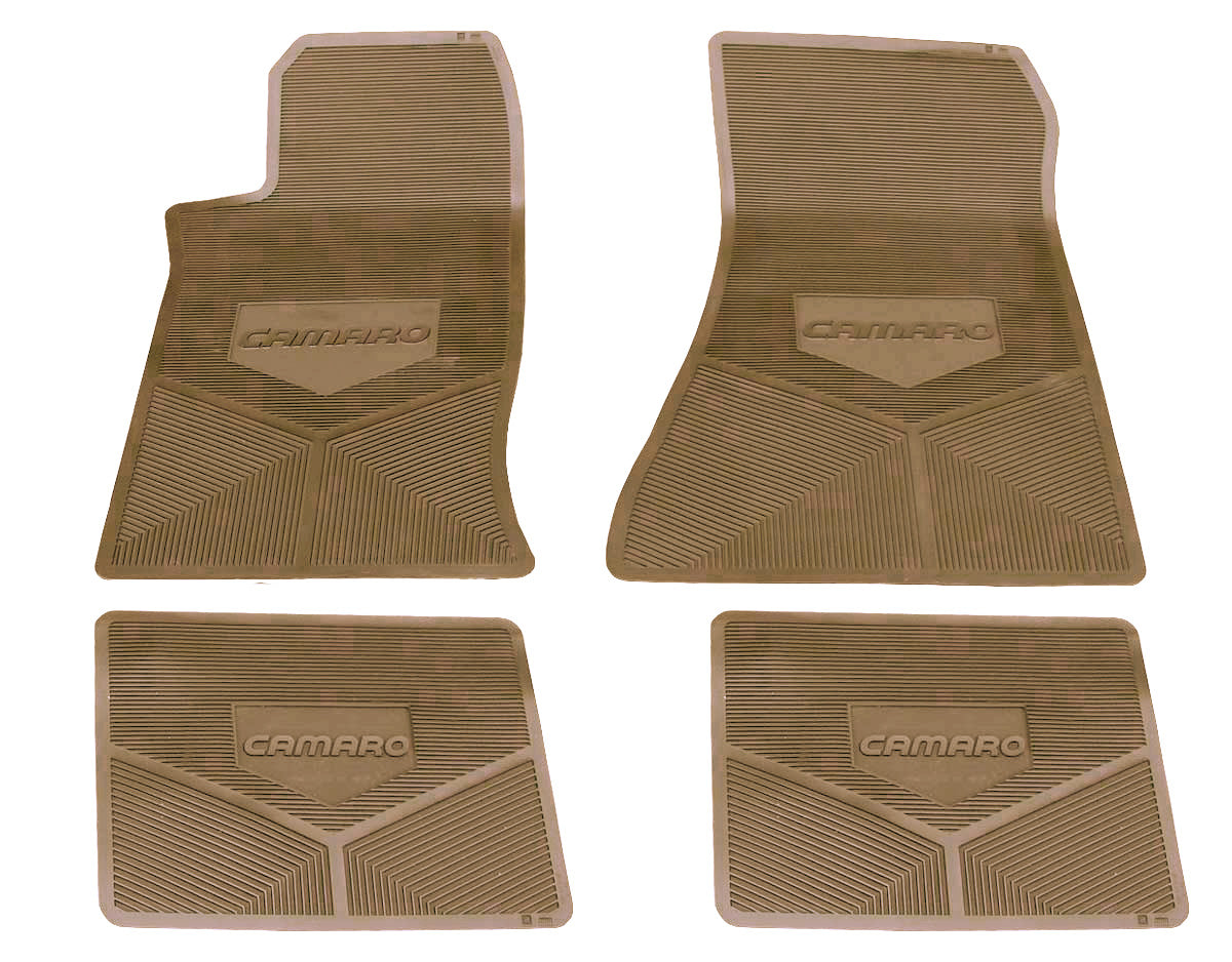 85/92 CAMARO VINYL FLOOR MATS- TAN