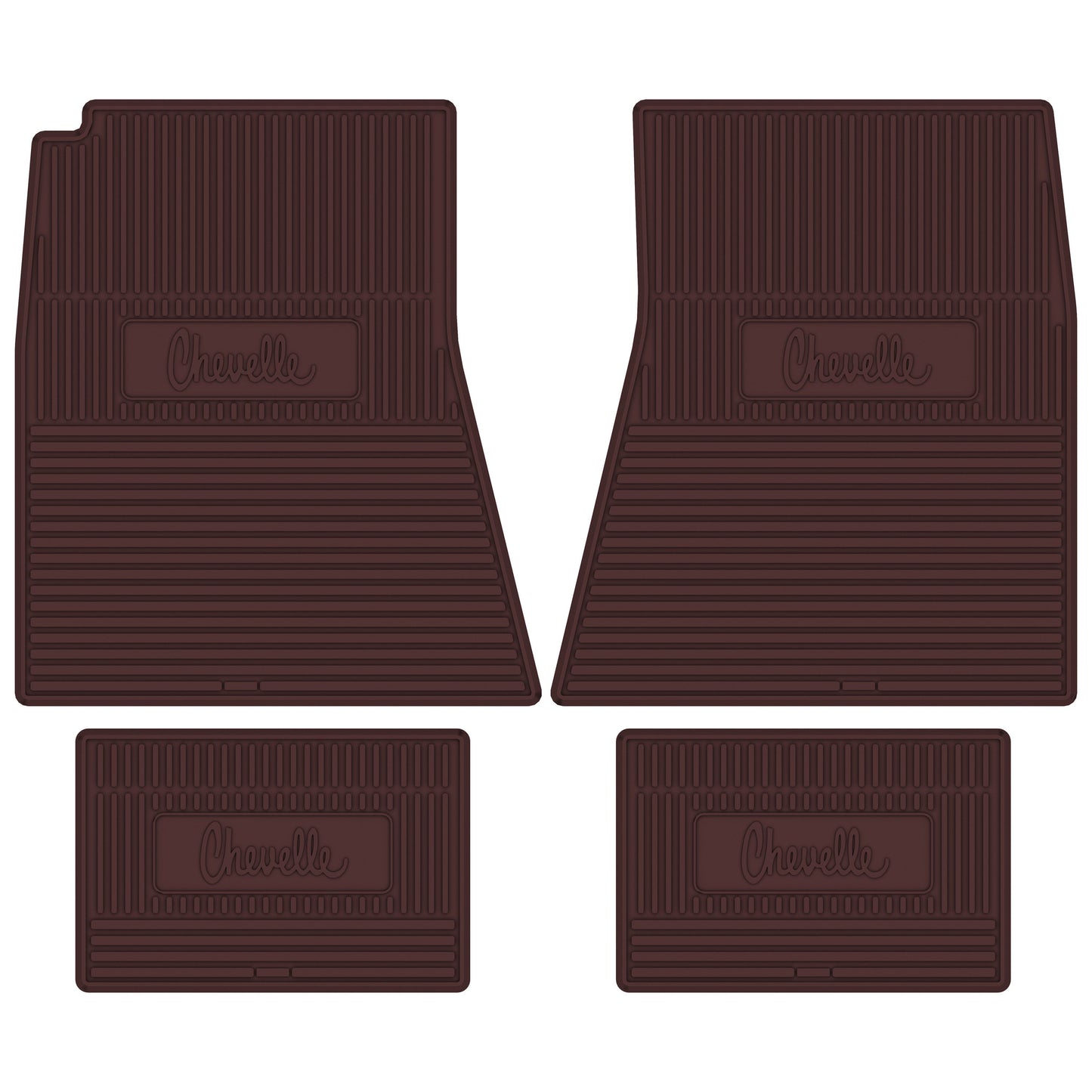 70/72 CHEVELLE VINYL FLOORMATS MAROON