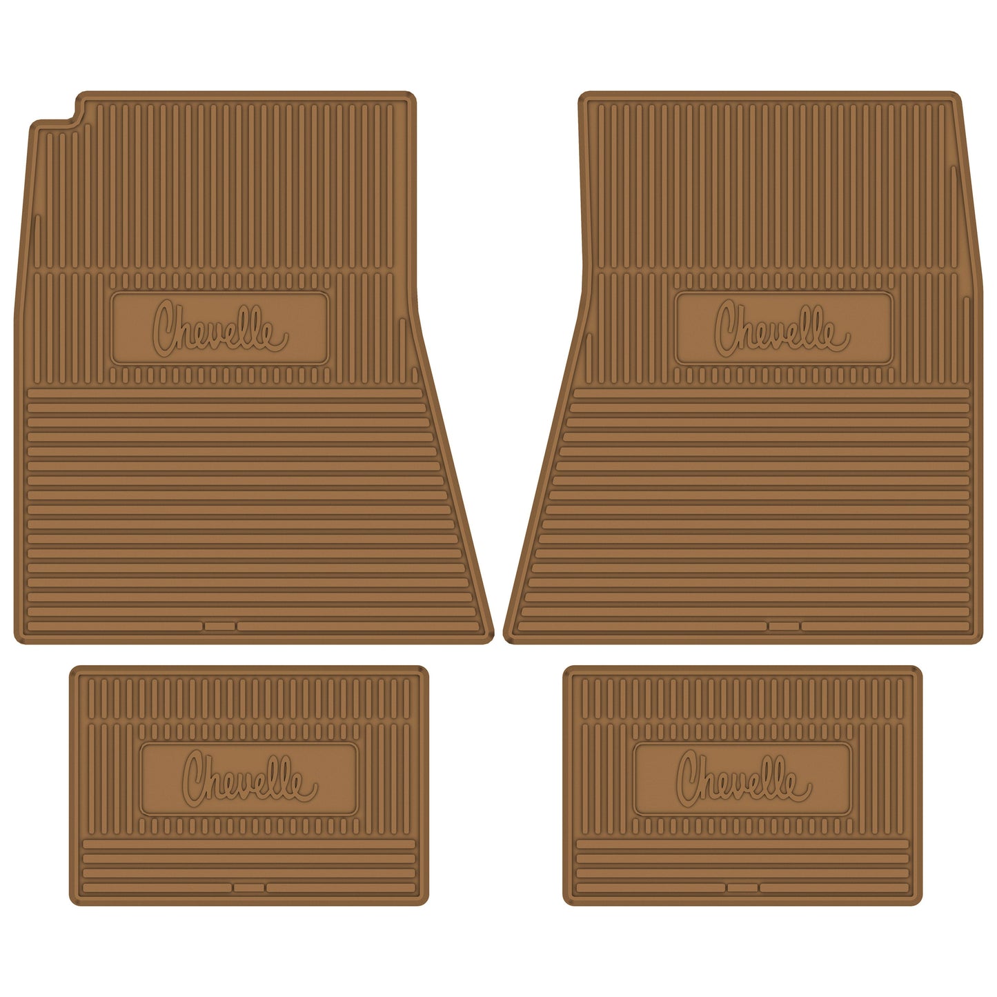 70-72 CHEVROLET 'CHEVELLE' FLOOR MATS - GOLD