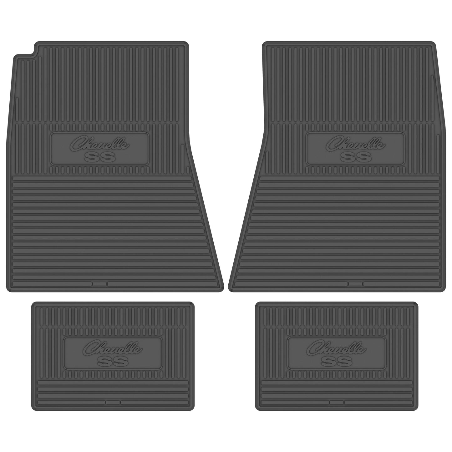 68/69 CHEVELLE SS VINYL FLOOR MATS - GRAY