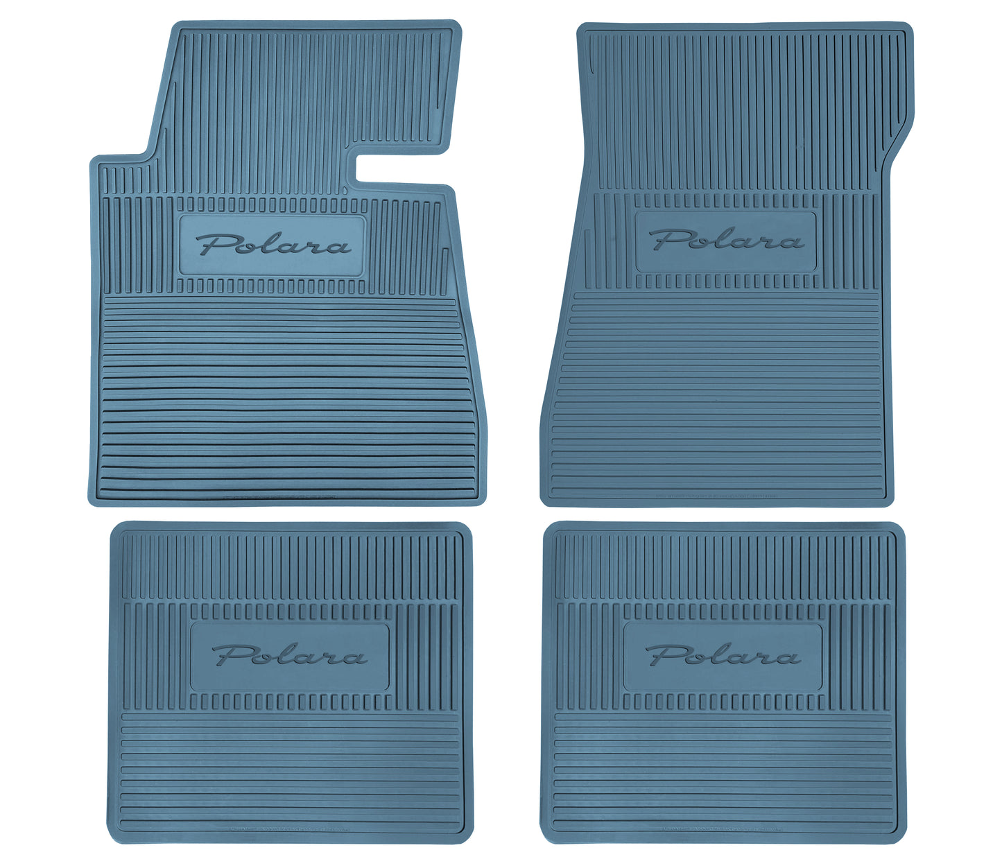 64 DODGE 'POLARA' FLOOR MATS W/ AUTOMATIC TRANSMISSION - MEDIUM BLUE