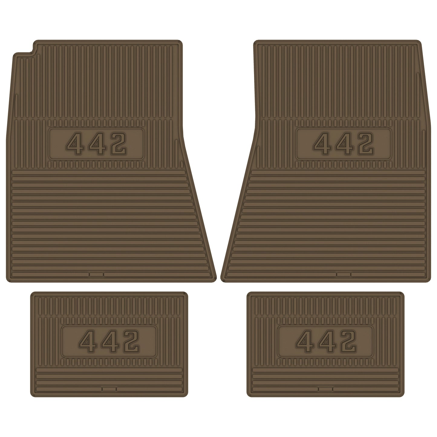 69-72 OLDSMOBILE '442' FLOOR MATS - DARK GOLD