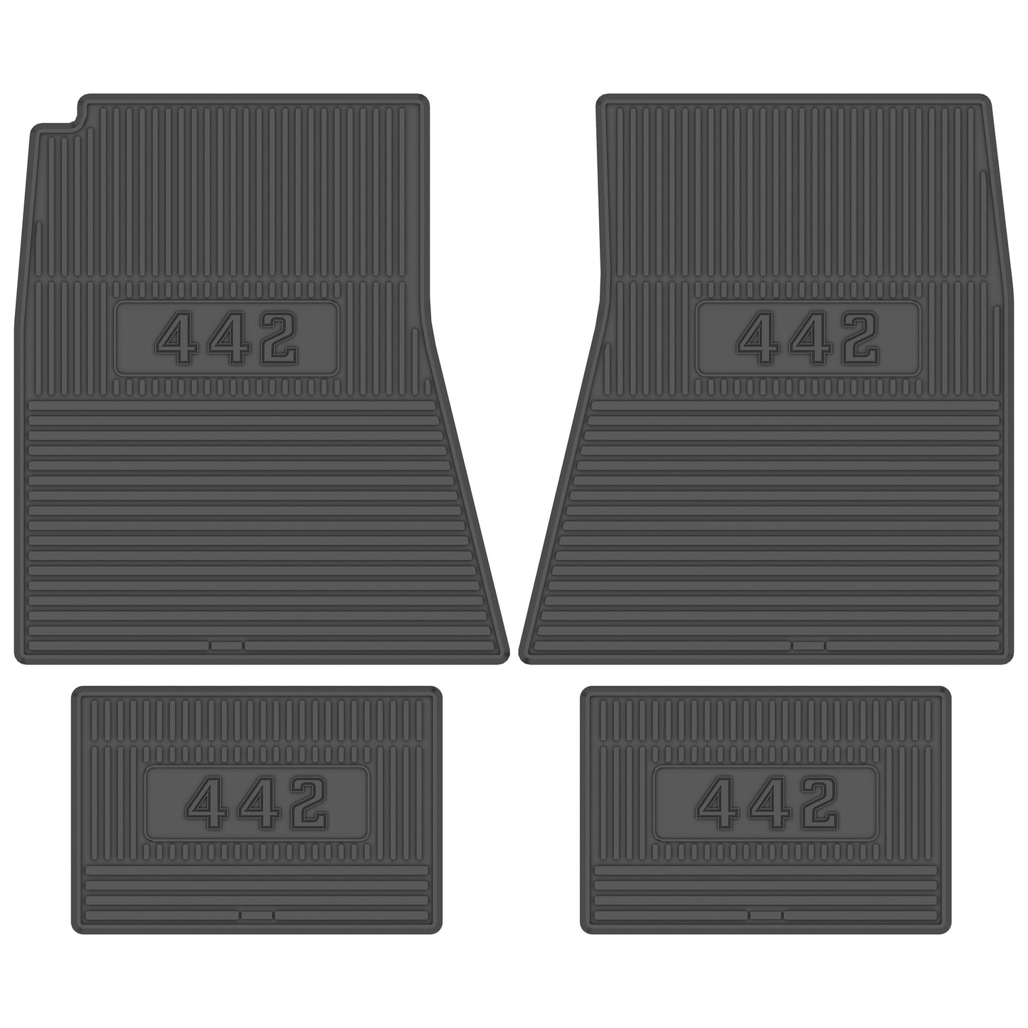 69/72 442 VINYL FLOORMATS - GREY