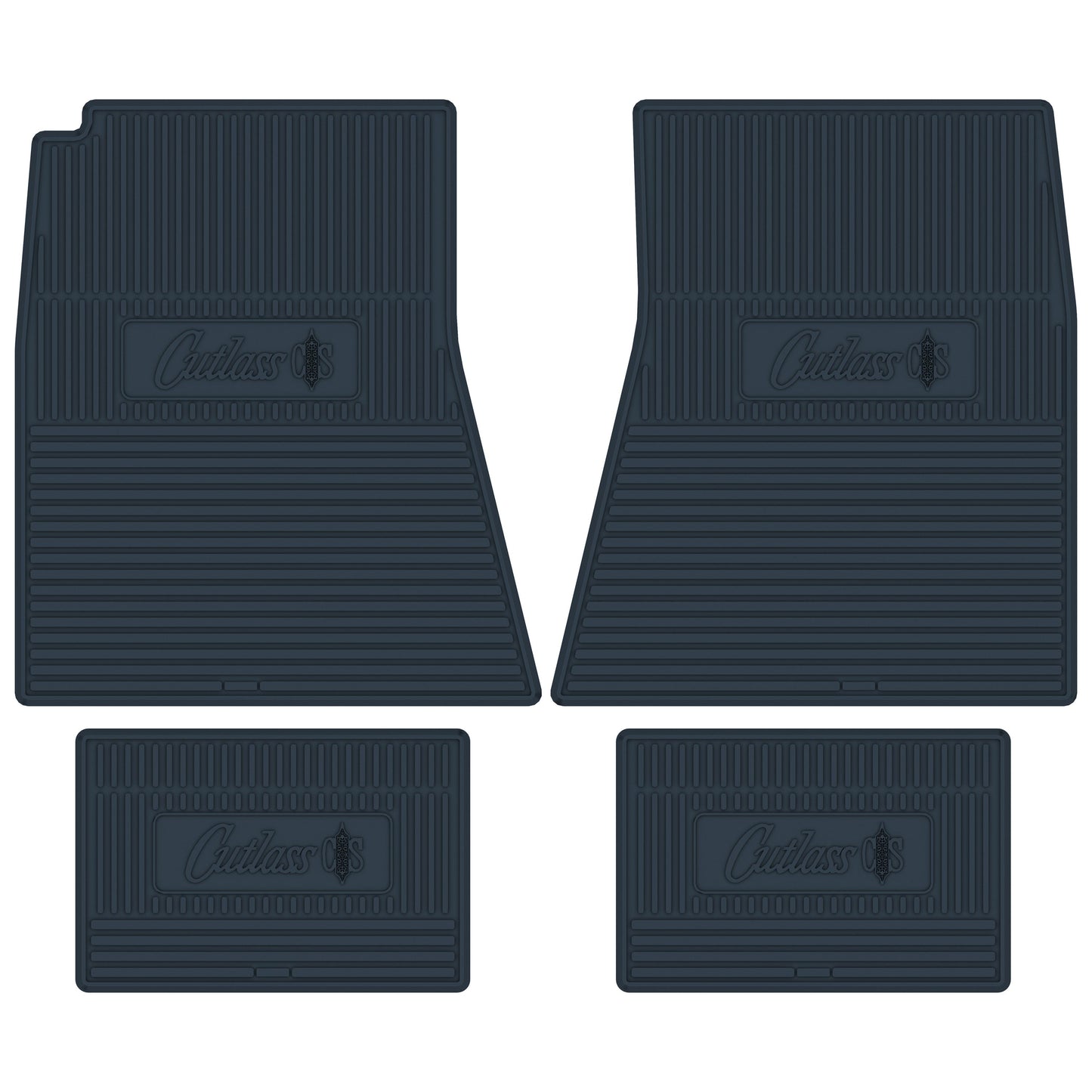 70 OLDSMOBILE 'CUTLASS SUPREME' FLOOR MATS - DARK BLUE
