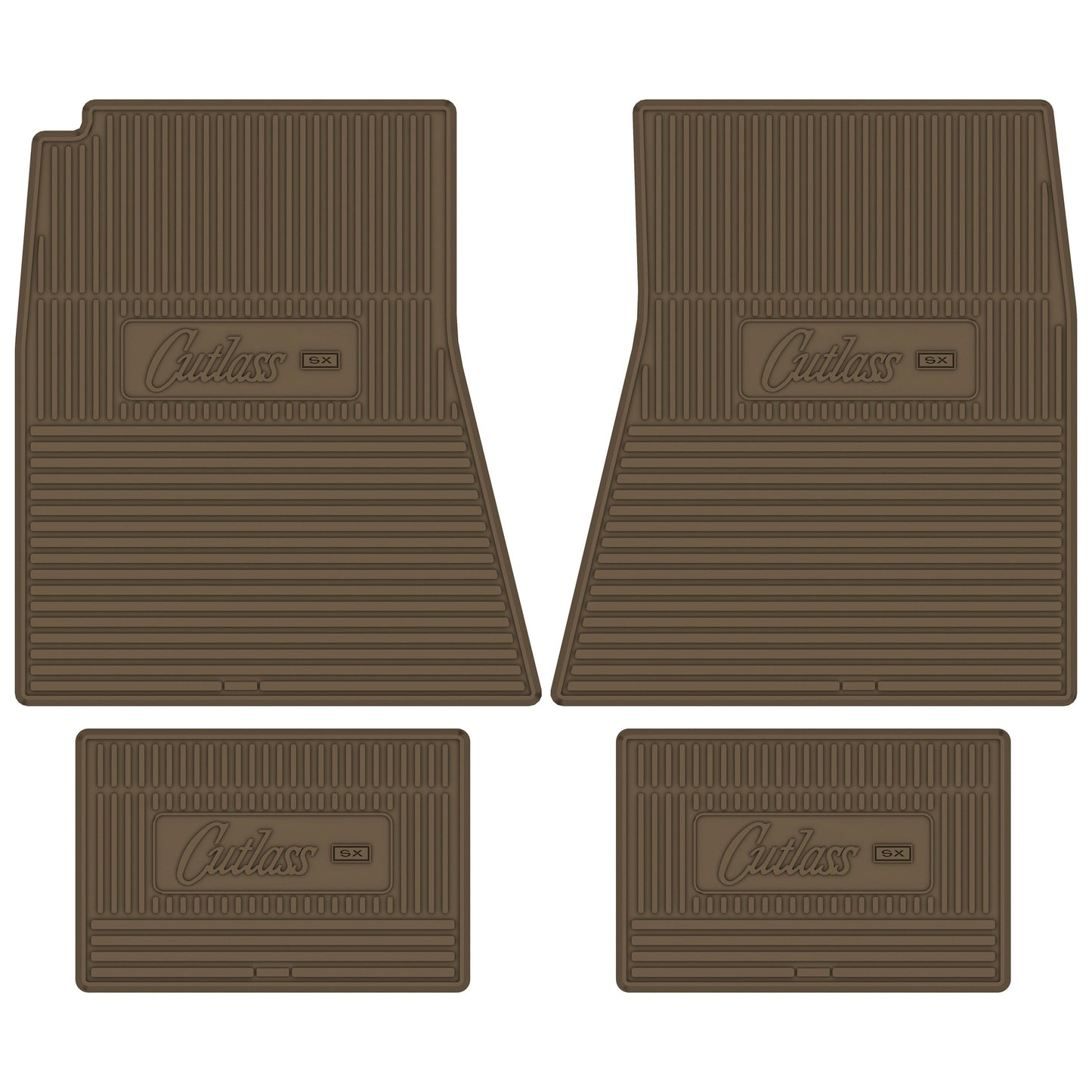 70 OLDSMOBILE 'CUTLASS SX' FLOOR MATS - DARK GOLD