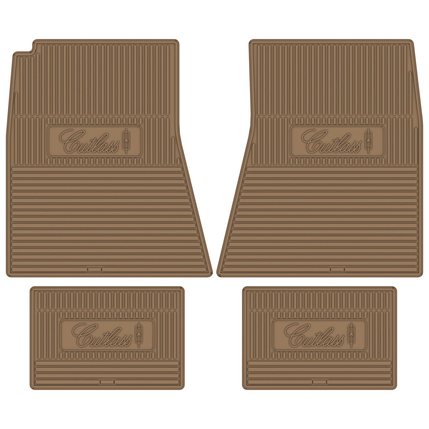 71-72 OLDSMOBILE 'CUTLASS' FLOOR MATS - TAN