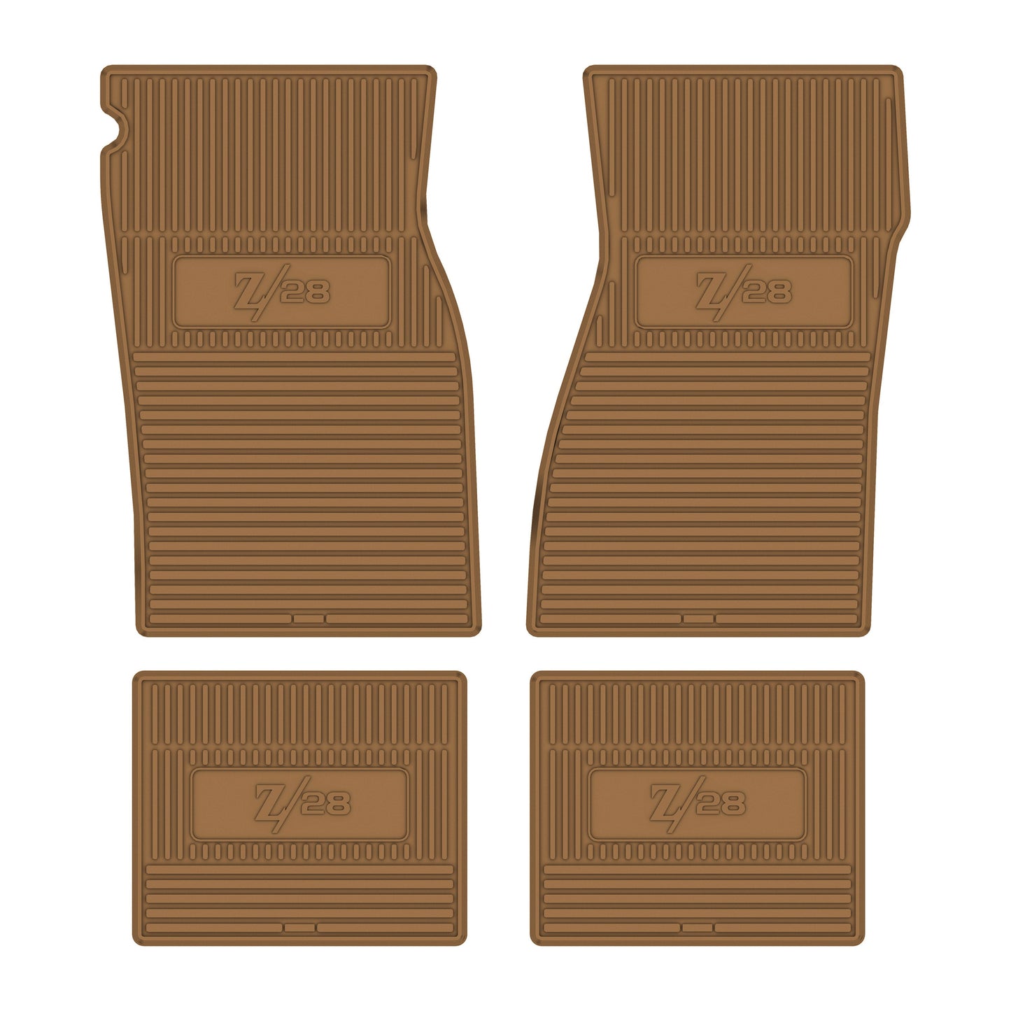 67-69 CHEVROLET CAMARO 'Z/28' FLOOR MATS - GOLD