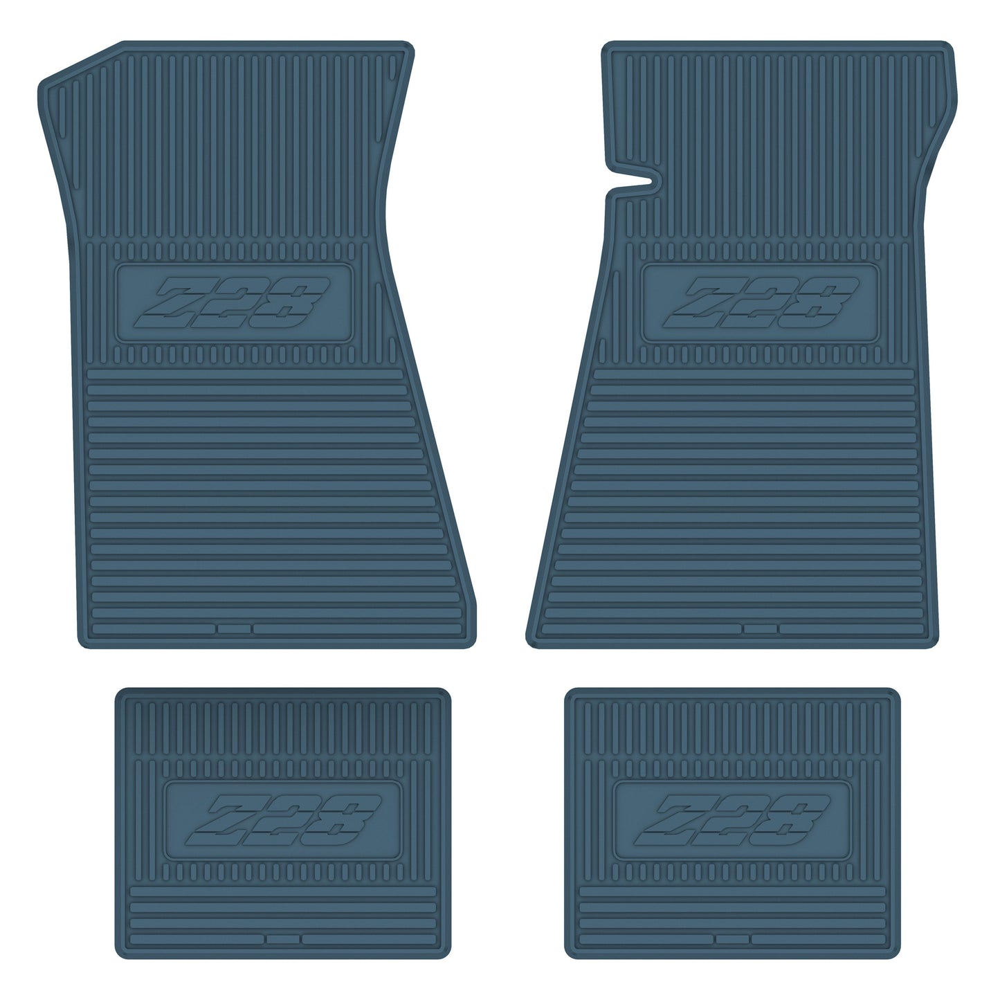 79-81 CHEVROLET CAMARO 'Z/28' FLOOR MATS - MEDIUM BLUE