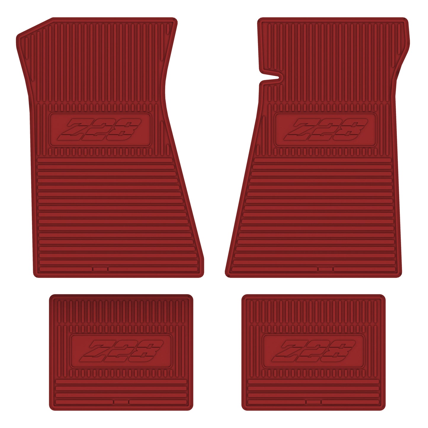 79-81 CHEVROLET CAMARO 'Z/28' FLOOR MATS - RED